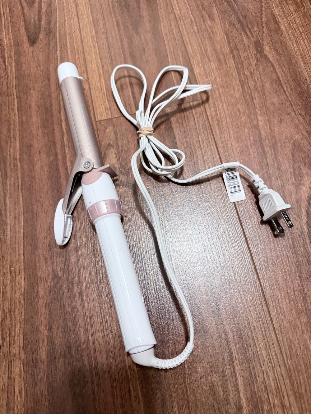 CONAIR Double Ceramic Curling iron Hair Styling Tool in White